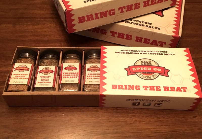 Our new 4 item gift box is now shipping! Tonguespank Spice Company