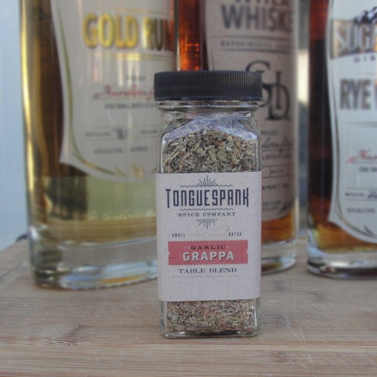 Tonguespank Spice Company Utah made liqourinfused hot saucees and spices to fix our boring food!