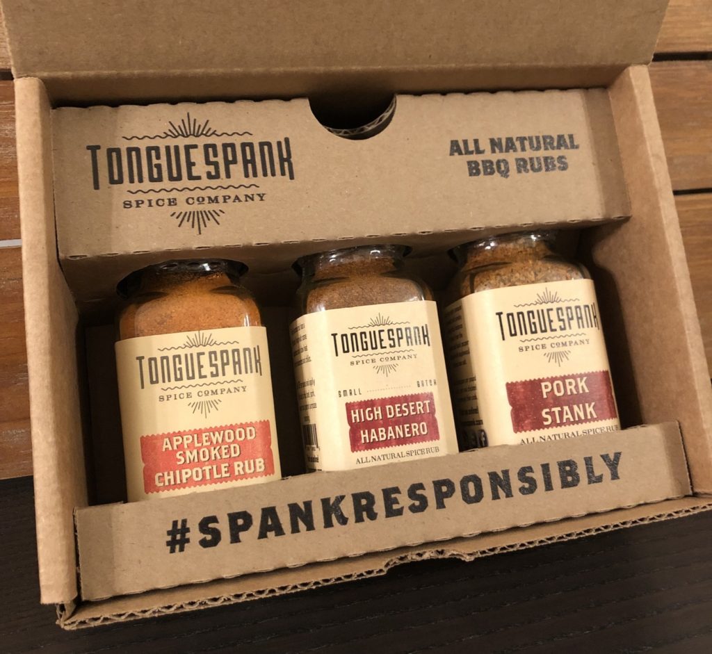 BBQ rub gift pack Tonguespank Spice Company